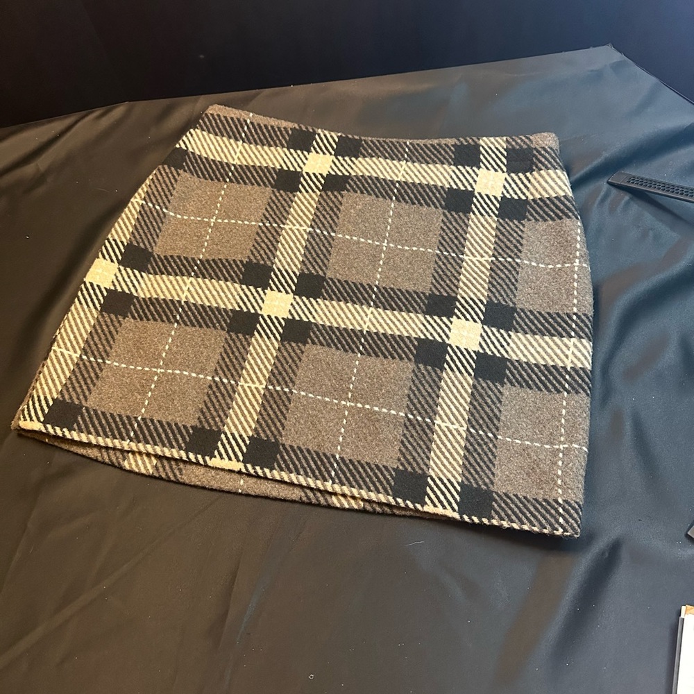 H&M Plaid Mini Skirt